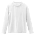 Toddler Boys Rash Guard Swim Shirt - UPF 50+ SPF Water Protection, White, 18-24 Months