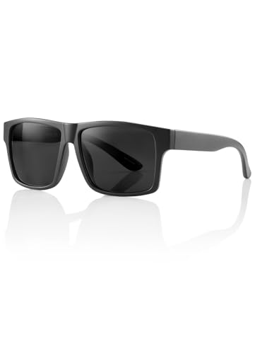 Polarized Safety Sunglasses for Men & Women - Black Grey Variation