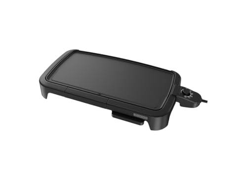 Electric Griddle with Warming Tray - Family Sized Non-Stick Cooking Surface GD2051B