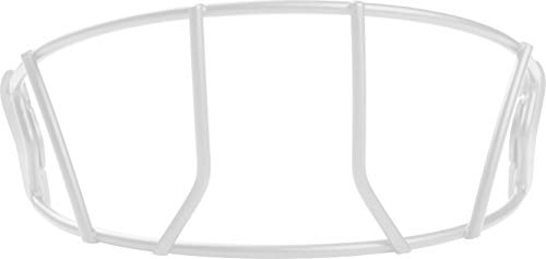 White Batting Helmet Facemask for All MACH Series Helmets - Rawlings