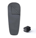 Litume Fleece Sleeping Bag Liner for Cold Weather - Dark Blue Grey Zipper, Adds 27F