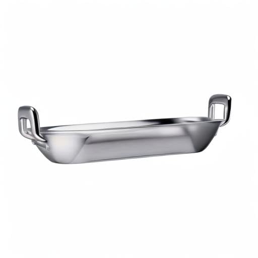 16.75-Inch Stainless Steel Roasting Pan with Basting Rack - Heavy-Gauge Oven-Safe