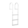 Straight-3 Step Aluminum Dock Ladder with Non-Slip PP Steps, 500 lbs Capacity
