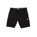 Men's 20 Inch Mod Tech Boardshort Swim Trunk - Black, 30/Black