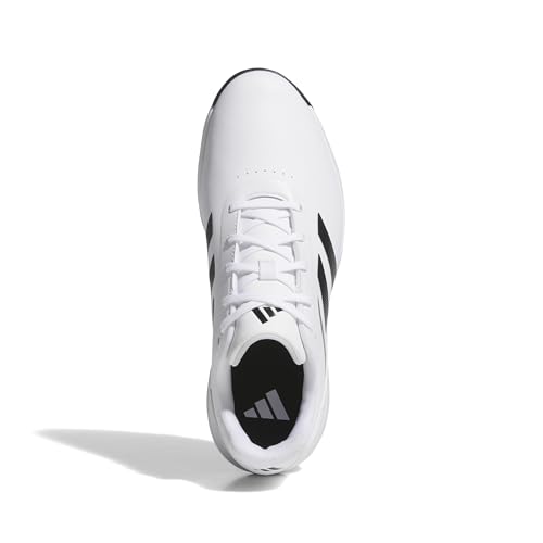 adidas Men's Traxion Response Golf Shoes White/Black/Silver 10.5 - Waterproof, Durable Grip