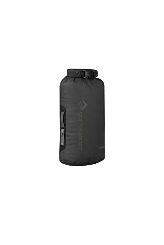 Sea to Summit Big River Dry Bag 8L Heavy-Duty Waterproof Storage - Jet Black