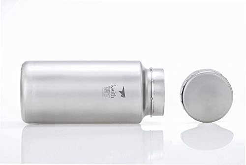 Titanium Water Bottle 40oz Leakproof Cap Camping Hydration Bottle