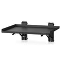 Obsidian Black 17" Heavy-Duty Wall Rack System for Workbenches & Storage