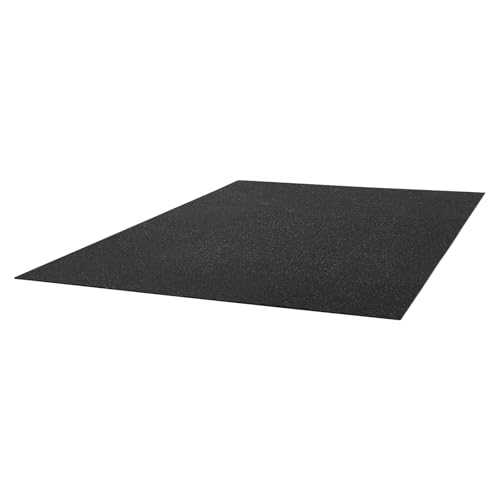 VEVOR Interlocking Gym Floor Tiles 96 sq ft Black & Grey Rubber & EVA Foam Exercise Mats