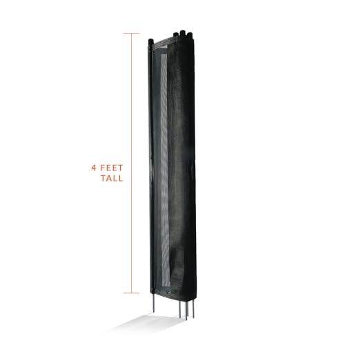 Life Saver Pool Fence DIY Section Kit Black 4x12 Feet Safety Mesh Fence
