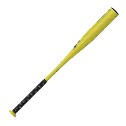 Easton Typhoon -12 Youth Aluminum Baseball Bat 27 Inch Blue/Yellow, USA Certified