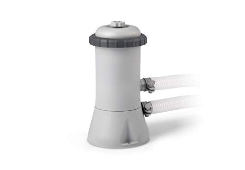 Intex Krystal Clear Cartridge Filter Pump 530 GPH for Above Ground Pools - Grey 530 GPH