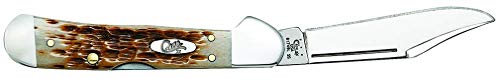 Case XX WR Mini Copperlock Pocket Knife Amber Bone 2.7-inch Lockback with Shield