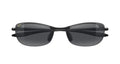 Maui Jim Makaha Rimless Polarized Sunglasses - Gloss Black/Neutral Grey, 64mm