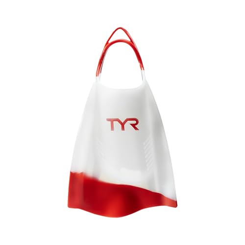 TYR Hydroblade Short Blade Silicone Swim Fins for Adults - Large