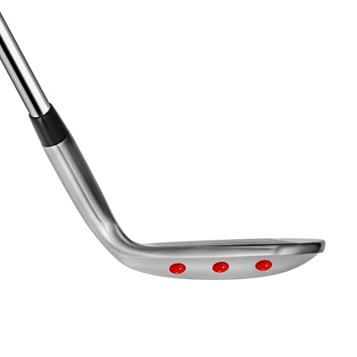 Golf Wedges 52/56/60 Degrees - Beginner Friendly Entry Level Sand & Lob Wedges with Rubber Grip