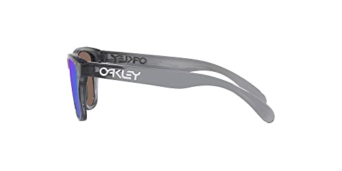 Junior Frogskins Square Sunglasses for Men and Women - Grey Smoke / Prizm Sapphire, 48mm