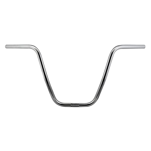 Sunlite 32-Inch Chrome Cruiser Bicycle Handlebar - Heavy Duty Steel, 7/8" Rise