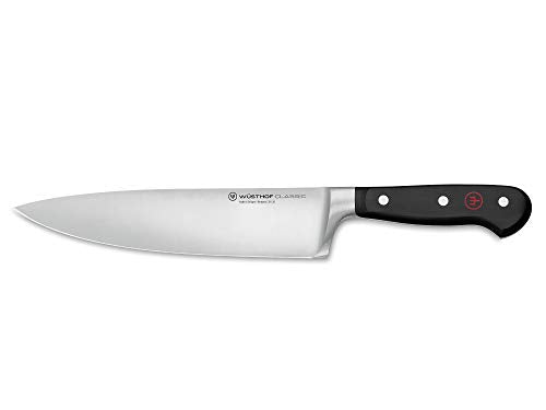 Wüsthof Classic 8-Inch Chef's Knife - Black Handle, Precision Forged