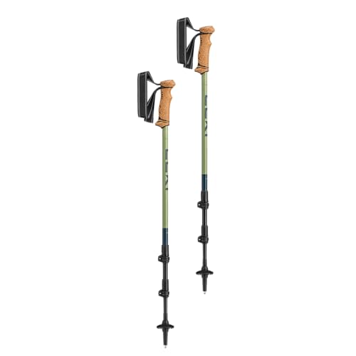 LEKI Legacy Lite Trekking Poles 100-135cm Adjustable, Denimblue-Darkolive