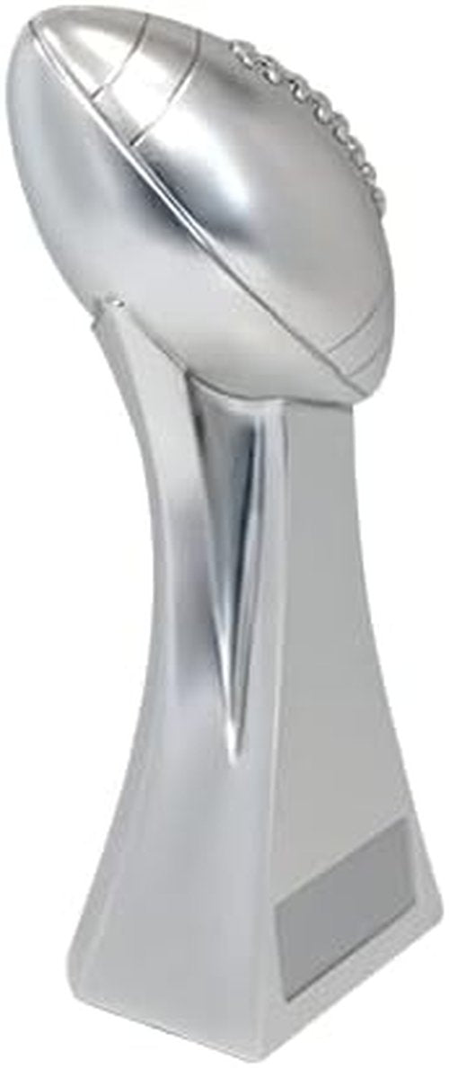 Crown Awards Football Touchdown Sculpture Trophy - Custom Engraving Included | 10-Inch Size