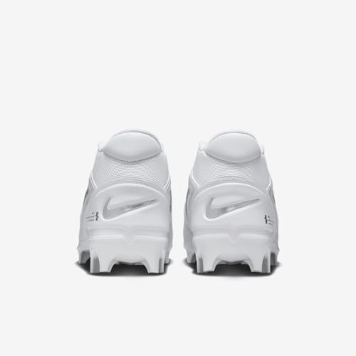 Nike Alpha Menace 4 Pro NRG Football Cleats White/Metallic Silver 8