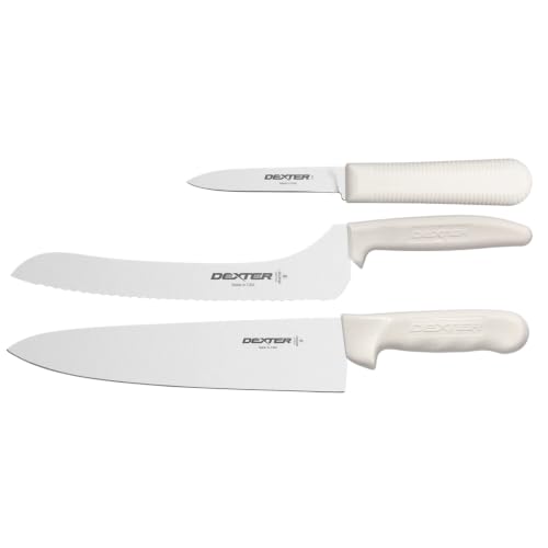 Dexter-Russell 3-Piece Kitchen Cutlery Set with High-Carbon Stainless Steel Blades