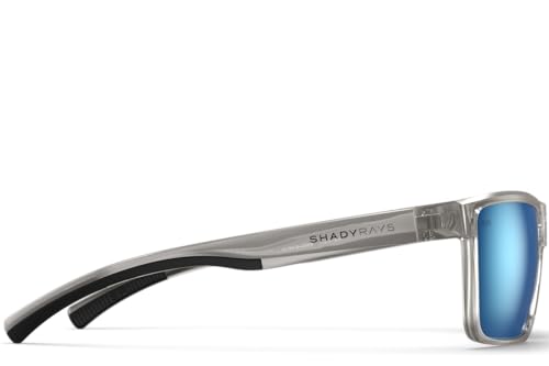Shady Rays Cayman Men's Lightweight Polarized Sunglasses Ocean Smoke - Standard Fit
