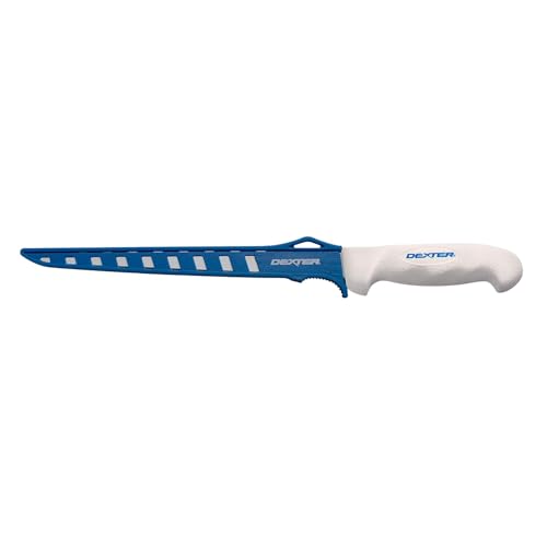Dexter Outdoors 9-Inch Flexible Fillet Knife with Edge Guard - High-Carbon Stainless Steel, Non-Slip Handle