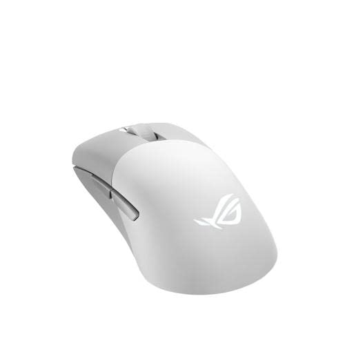 ASUS ROG Keris Wireless AimPoint Gaming Mouse White 75g Tri-Mode, 42K DPI