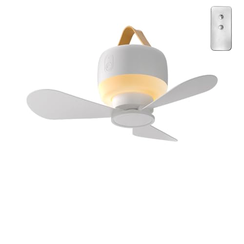Rechargeable Portable Camping Fan with Light & Remote - Indoor & Outdoor Use