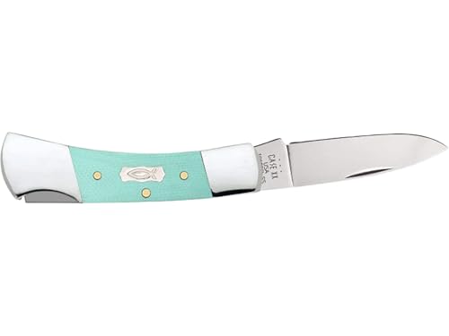 Case Lockback Pocket Knife CA18106 Seafoam Green G10 Handle