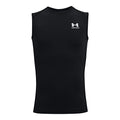 Kids HeatGear Armour Sleeveless Top - Big Kids XL Black & White