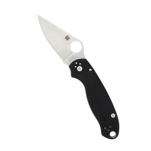 Spyderco Para 3 Folding Pocket Knife - CPM S45VN Steel, PlainEdge