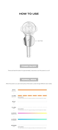 ATZ Official ATEEZ Lightstick Ver.3 with Tracking Fanlight - K-Pop Merchandise
