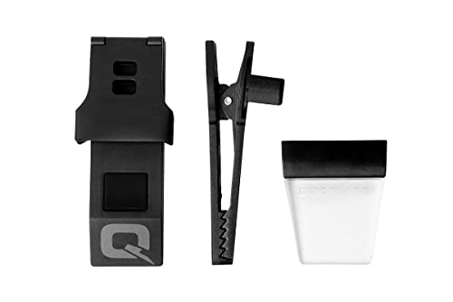 QUIQLITEX2 Tactical Red/White Hands-Free LED Pocket Light, USB Rechargeable, Aluminum Housing