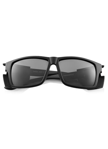 Polarized Safety Sunglasses for Men & Women - Black Grey Variation