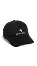ANINE BING Women's Jeremy Baseball Cap - Black One Size Hat for Women