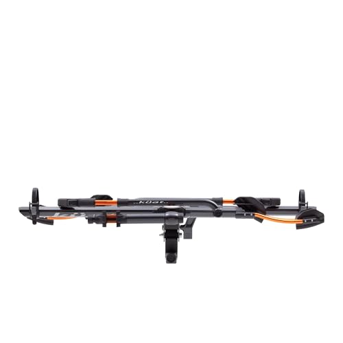 Kuat NV 2.0 Bike Rack - 2-Inch Hitch, Gray Metallic/Orange Anodize, 2-Bike Capacity