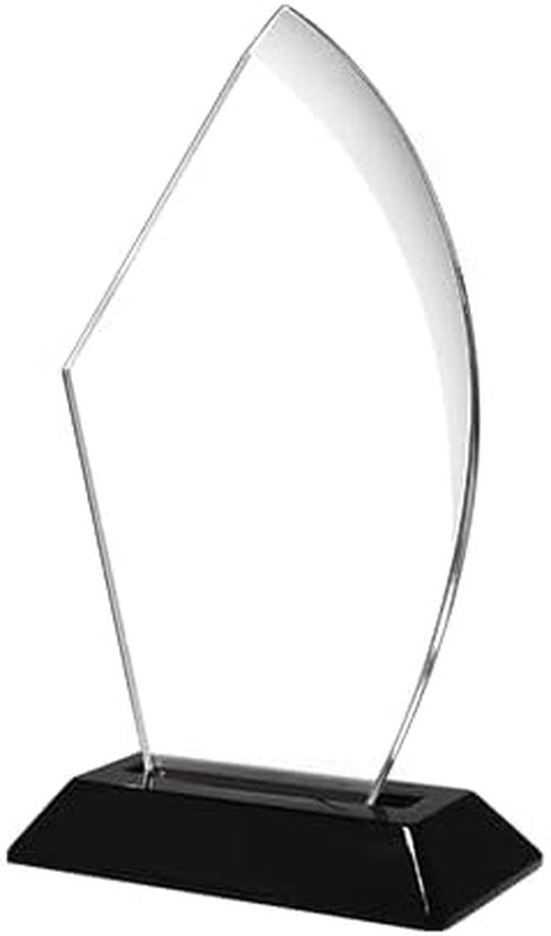 Crown Awards 7" H Corporate Acrylic Award - Engraved Recognition Trophy for Achievements