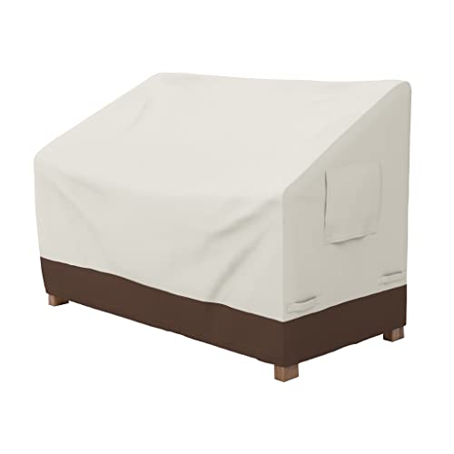 Outdoor Furniture Cover 2-Seater Patio Couch Waterproof UV Resistant Beige