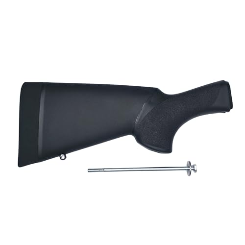 Hogue OverMolded Rubber Shotgun Stock for Remington 870 12 Gauge - Black, 12" LOP