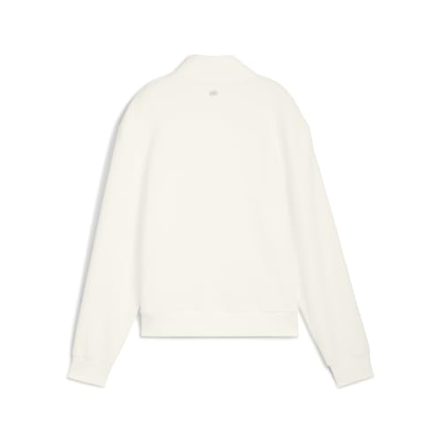 PUMA Golf Women's Boulder 1/2 Snap Pullover - Small, Warm White