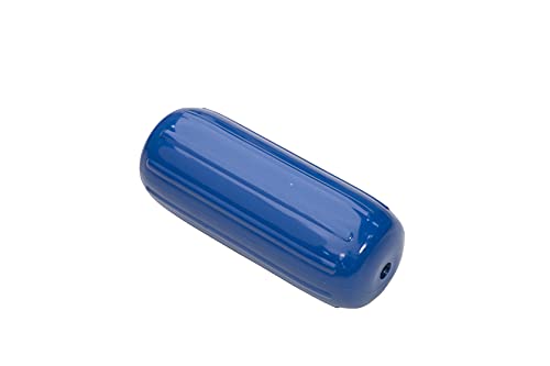 TaylorMade Big B Inflatable Vinyl Boat Fender 8x20 Inch Blue with Rope