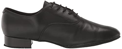 Very Fine Men's Wide Leather Ballroom Dance Shoes - Adrian Black / 11 Wide