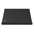 Black Cotton Zabuton Meditation Mat for Floor Sitting and Kneeling Support