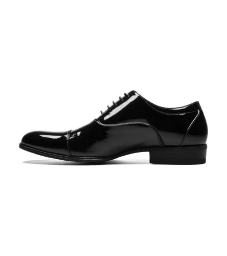 Men's Gala Oxford Shoes - Stacy Adams Black Patent 10.5
