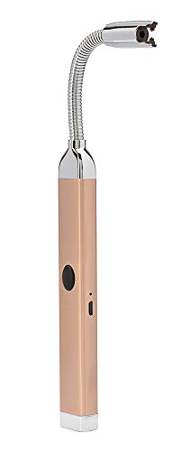 Zippo Rechargeable Candle Lighter - Rose Gold, Reusable, Flexible Neck