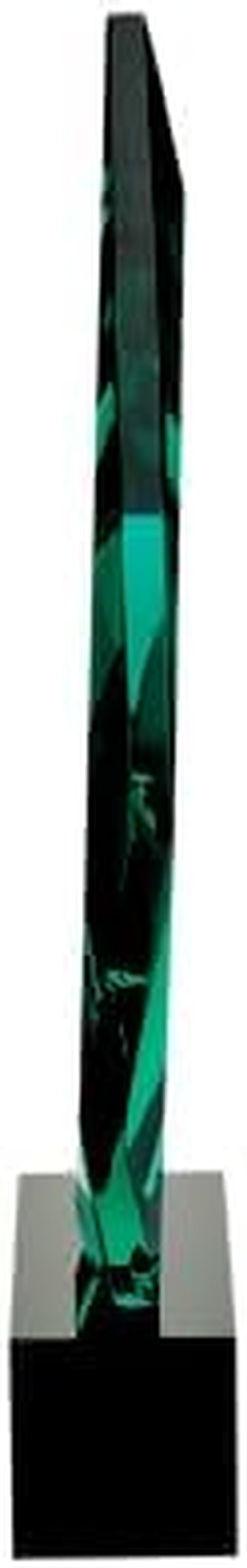 Crown Awards Personalized Crystal Trophy - 9" Engraved Legacy Jade Award for Recognition