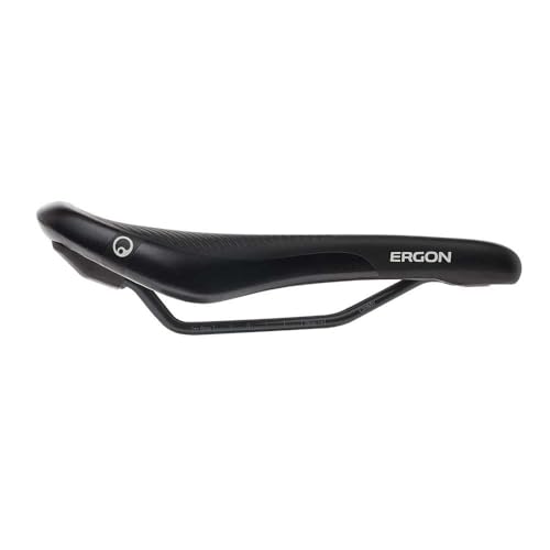 Ergon E-MTB Comfort Saddle for Men - Black / Medium-Large (38-44)